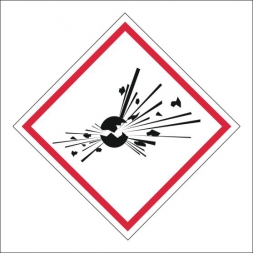 GHS-piktogram, robbanásveszélyes anyag