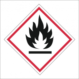 GHS-piktogram, tűzveszélyes, fokozottan tűzveszélyes anyag